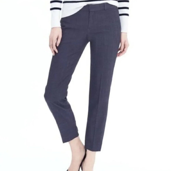 Banana Republic Womens 4 Slim Wool Avery Trouser Light Navy Color - Picture 1 of 12